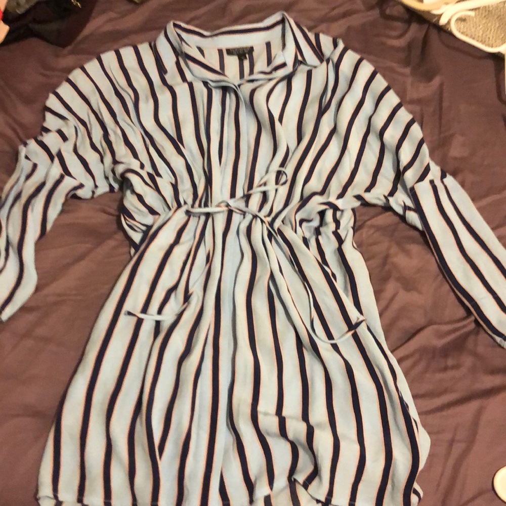 Topshop button up dress